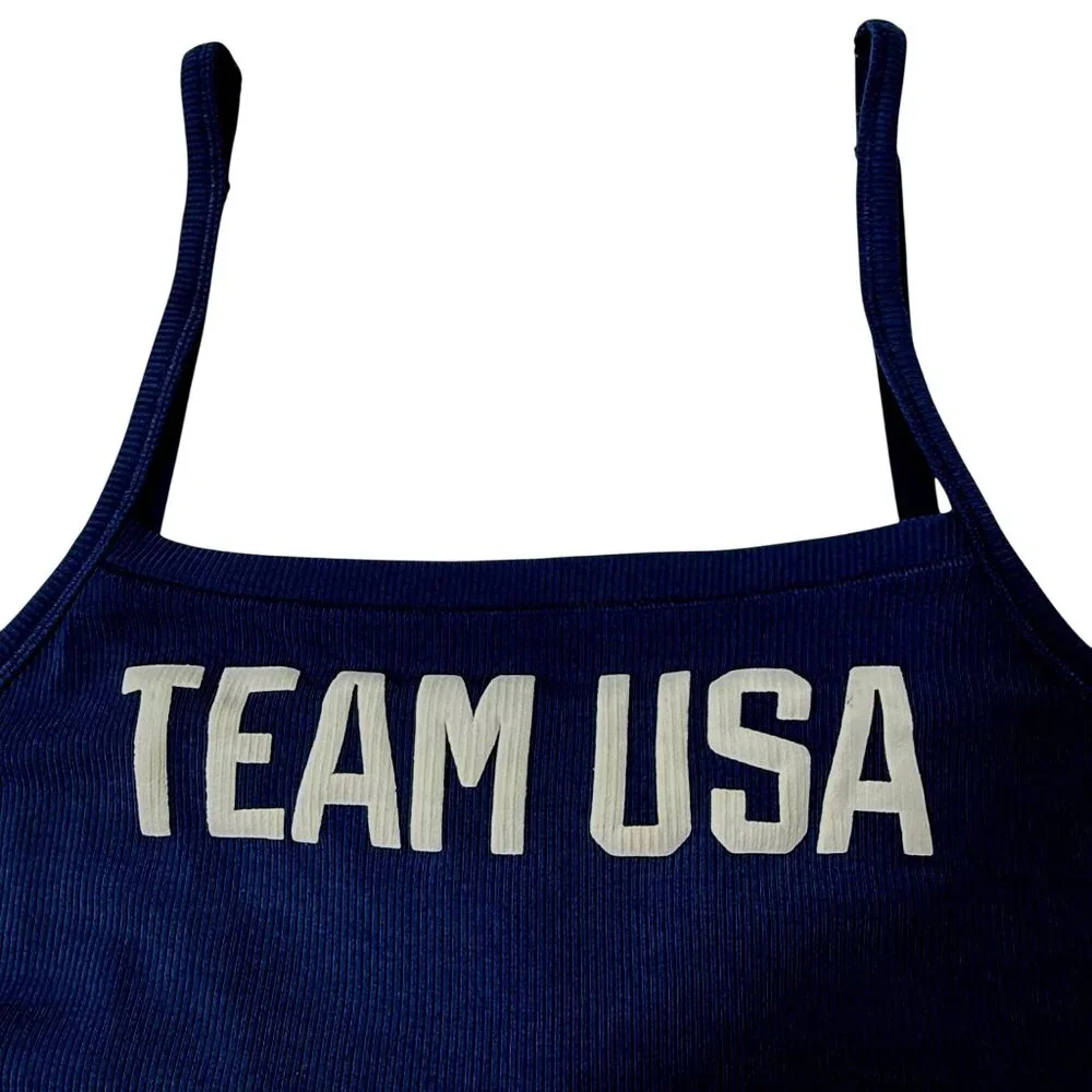SKIMS Soft Lounge‎ Bralette Team USA Navy 4X - Picture 3 of 9